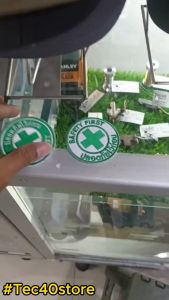 Tec40 VELCRO PATCH SAFETY FIRST ปลอดภัยไว้ก่อน อาร์ม เจ้าหน้าที่ความปลอดภัย จป. 2.5นิ้ว Tec40store ไรท์สาระกับครูแว่น