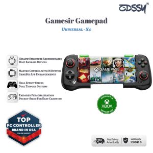 ZDSSY GameSir X4 Aileron บลูทู ธ โทรศัพท์มือถือ Gamepad Xbox อนุญาตการควบคุมเกมที่มีผลฮอลล์ joycon แบบพกพาสำหรับ Android PC บลูทู ธ ฮอลล์ผลโจยสติก