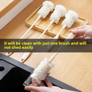 Cup Brush Cup Fantastic Brush Water Cup Cleaning Long Handle Baby Bottle Brush No Dead Angle Tea Stain Removing Sponge Small Brush
