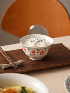 SIYUE | Microwave-safe Retro Ceramic Rice Bowl