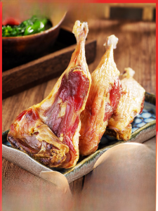 Cantonese Style Preserved Duck Leg Speciality Dried Salted Duck Leg Guangdong Preserved Meat Sausage Barbecue Snack 150g