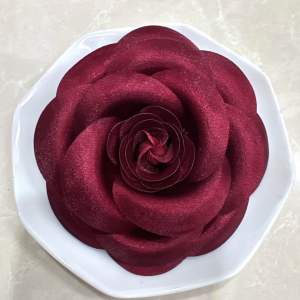 1 Hoa cài áo hoa trà size Lớn 8cm nhiều màu (kèm Ghim Cài)