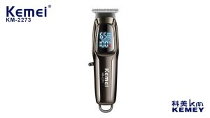 Kemei Professional Hair Clipper LCD Digital Display USB Fast Charge Adjustable Cordless Hair Cutting Beard Trimmer KM-2273