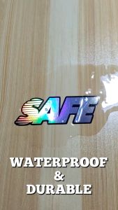 Thai JRP Holographic Sticker for Motorcycle Design Decals Vinyl Motorcycle Sticker Waterproof Honda Helmet Sticker Set 1