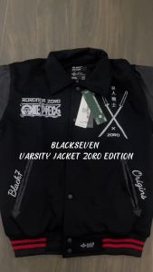 Blackseven | Jaket Varsity Merah & Zoro Samurai