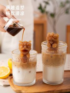 Hanging Cup Xingshi Bear Ice Cube Mold Edible Silicon Ice Tray Milk Tea For Home Coffee Jelly Refrigerator Ice Cube Mold