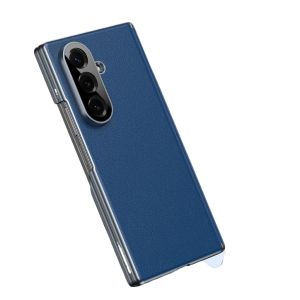 szhaiyu | Shockproof Luxury PU Leather Phone Case For Samsung Galaxy Z Fold 8 7 6 5 4 Ultra Back Full Hinge Protection Business Cover