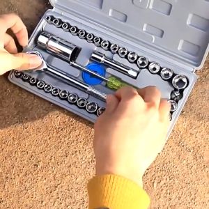 ชุดบล็อก 40 ชิ้น ชุดเครื่องมือ ชุดบล็อก ชุดบล็อกเครื่องมือช่าง ชุดประแจบล็อก ชุดบล็อก ชุดบล็อกเครื่องมือช่าง