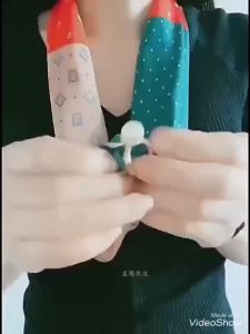 Khuy cài khăn quàng cổ nút thắt khen lụa thuận tiện thanh lịch cho bạn nữ