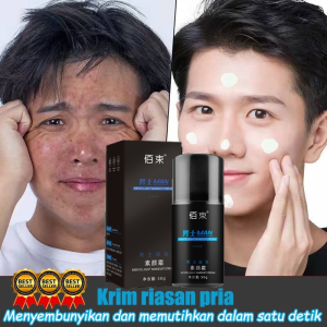 Mens Face Whitening Cream 50gr Pelembab Wajah Pemutih Day Cream