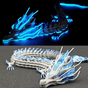 FUZAO | 3D Printed Dragon Figurine with Flexible Joints