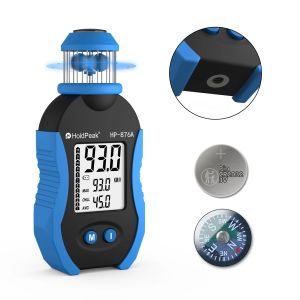 Máy Đo Tốc Độ Gió Kỹ Thuật Số Cầm Tay Máy Đo Tốc Độ Gió Máy Đo Tốc Độ Luồng Không Khí Với Cảm Biến Max/Avg Đo Dòng Điện Để Theo Dõi Thời Tiết