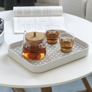 Internet Celebrity Cabinet High-End Table Tea Ceremony Tray Cup Holder