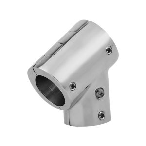 316 Marine Stainless 60° Tee 3 Way Split Tee Fitting Rail Connector Awning Tube Fastener Boat Handrail Fitting 22/25mm