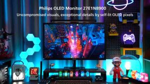 Philips 27E1N8900 27" 60Hz 4K OLED Monitor | Philips Monitor!! FREE MOUSEPAD | Monitor For Pc