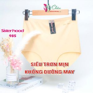 Quần Lót Su Đúc Thái Lan SISTER HOOD 985 Chíp Nữ Cao Cấp Cạp Cao Không Viền May Siêu Bền Trơn Mịn Gom Mỡ Bụng-Mỹ Châu Shop-Hàng Nhập Khẩu