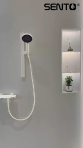 SENTO Luxury Shower Set Track Handle Shower Hot and Cold ST-63019-WT