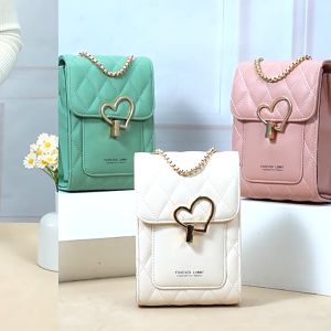 กระเป๋าสะพายข้าง กระเป๋าสะพายผู้หญิง - หนังพียู - ปรับสายได้ ผ้ามือถือแฟชั่น - LY-H004