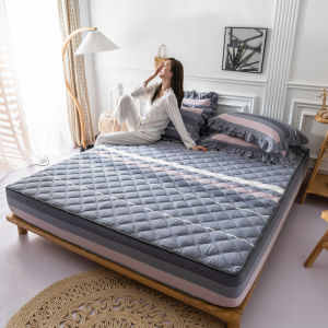 Thickened Pure Cotton Bed Canopy Single Piece 2025 New Style Embroidered Mattress Protector Cover Duvet Case Bed Sheet