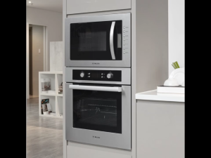 Lò nướng âm tủ Malloca MOV659PGR dung tích 65L thiết kế sang trọng màu xám hiện đại