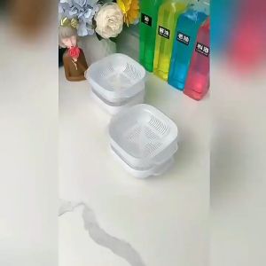 E.B. Fresh-keeping box plastic lunch box microwave refrigerator sealed box lunch box refrigerator storage
