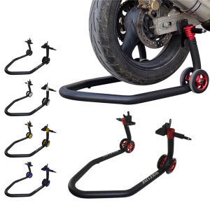 Motorcycle Universal Rear Wheel Stand Support Frame Tire Repairing Tool Paddock Stands Heavy-Duty Steel