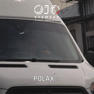 OJO Eyewear Polaxplus PP01 Sunglasses Black and Brown Aviator for Men/Women