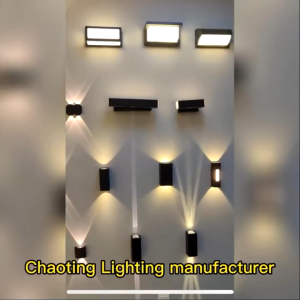 【IP65】LED Wall Light Outdoor/Indoor Waterproof IP65 Lampu Dinding Up Down Wall Light Garden Lamp