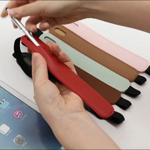 【Ready Stock+COD】 1pc Universal Anti-Lost Pouch Dust Proof Pencil Case Touch Screen Pen Cover Tablet Pencil Holder Leather Protective Case