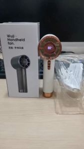 2024 New Handheld Mini Fan: High-Speed Turbine & 100 Gear Control