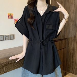 AIYITI | Stylish Waist Accentuating Plus Size Womens Shirt