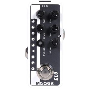 Mooer | MOOER 013 Matchbox Guitar Effect Pedal Digital Preamp Audiophile-Grade Effectors Clear Tone Pedal Electric Guitar Accessories