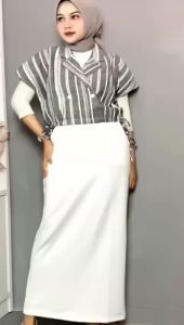 ARUMI - Span Skirt Scuba Fit XXL - Rok Span Scuba Premium Rayya Stylish Terbaru - Rok Scuba Premium Model Lurus Terlaris - Rok Panjang Polos Kerja Wanita Kasual