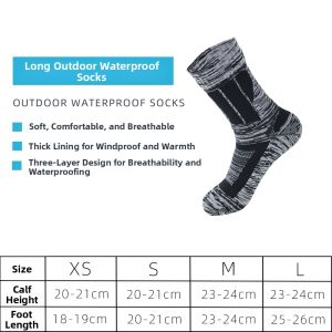 Xinpor | Waterproof Socks for Men and Women