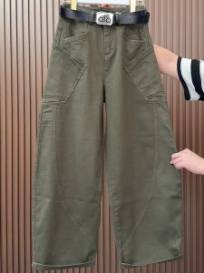 High Waist Fashionable Womens Workwear Pants Spring Autumn New Arrival Knife Edge Long Trousers Stylish Slimming Retro