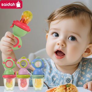 Rotating Push-type Food Grade Silicone Fruit and Vegetable Feeder For Infants Baby Dinosaur Shape Toddlers Supplementary Food Feeder