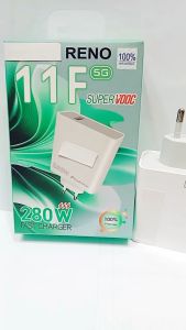 Batok Adapter OPP RENO 11F 5G 280W Fast Charger Super Vooc Support Fast Charging