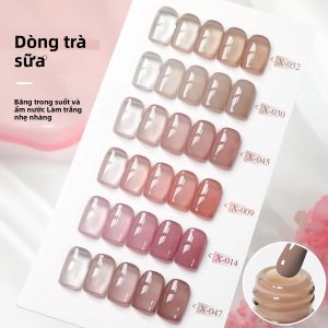 Sơn Gel Màu Tự Nhiên XEIJAYI MilkTea 6 Hộp/Bộ Bền Màu Dùng Hàng Ngày Đi Làm Hẹn Hò Gel Sơn Móng Tay Hoàn Hảo 7.3ml*6