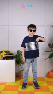 Lily And Clark Celana Jeans Anak Laki-Laki Ripped Bahan Nyaman Warna Light Blue JL02