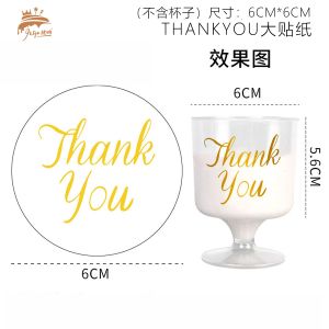 Dessert Table Cup Mousse Cup Tass Oblique Cup Champagne Glass Mousse Desser Cup Pp round Transparent Plastic Pudding Cup