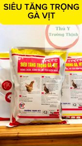 VỖ BÉO TĂNG TRỌNG GÀ VỊT 1kg. tăng cân dày lườn nhanh. hiệu quả cao (có gói nhỏ bên trong) [thú y]