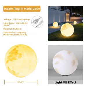 YUANMUXUAN | Waterproof Solar Moon Light Outdoor