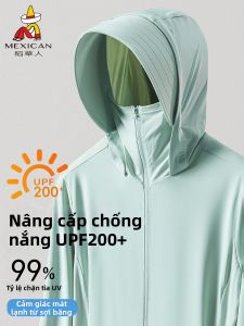 Mexican | Áo Khoác Bảo Vệ UV Có Cài Mũ Rộng Thoáng Khí