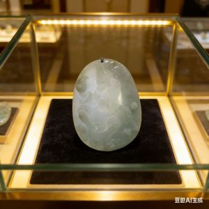 pendant/display mynnamar jade craving of a 济公 + free bertherite