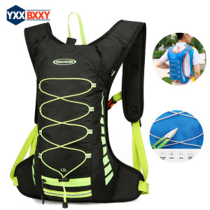 1PCS Hydration Backpack – Lightweight Waterproof Running Backpack with Helmet Mesh & Reflective Stripes for Hiking Cycling