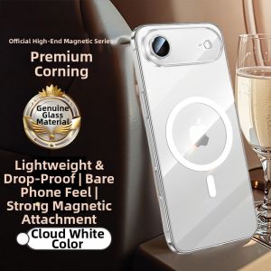 Bosie | Magnetic Clear Phone Case Ultra-Thin Heat Dissipation Full Enclosure Drop Resistant Wireless Charging 17ProMax