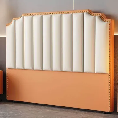 Luxurious New Design Bedhead Soft Package Wooden Frame No Installation Integrated