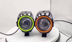 Waterproof Motorcycle LED Headlight 3000LMW U7 Motorbike LED Driving Fog Spot Light with Switch For Yamaha Supersport YZF-R9 YZF