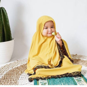 Mukena Anak Belajar Solat Tarawih Lebaran Idul Fitri Mukena Anak Murah Meriah Size 1 5 th