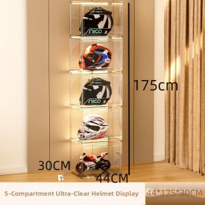 AMU·PIGGY | Dustproof Transparent Helmet Storage Box